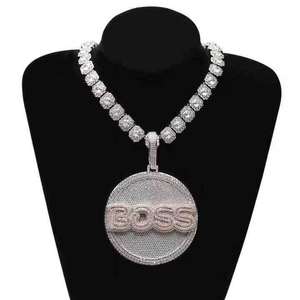 Dijes Personalizados de Plata con Incrustaciones de Moissanita Estilo Hip Hop para Hombres, Ideales para Fiestas, Regalos, Bodas, Joyería Luxira Jewels - Product Image 2