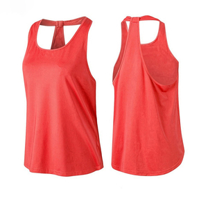 Débardeur blanc grande taille pour femme, sans manches, dos froncé, 100% coton, jersey d'été respirant, vêtements de sport décontractés - Product Image 3