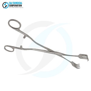 Pinzas Tenaculum Pratt de Acero Inoxidable de Grado Médico, Herramienta Quirúrgica para Uso en Ginecología y Obstetricia - Product Image 3