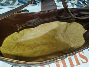 Sac à main en cuir véritable peint à la main avec motif flamme, sac à bandoulière vintage avec fermeture éclair pour le quotidien et les soirées - Product Image 6
