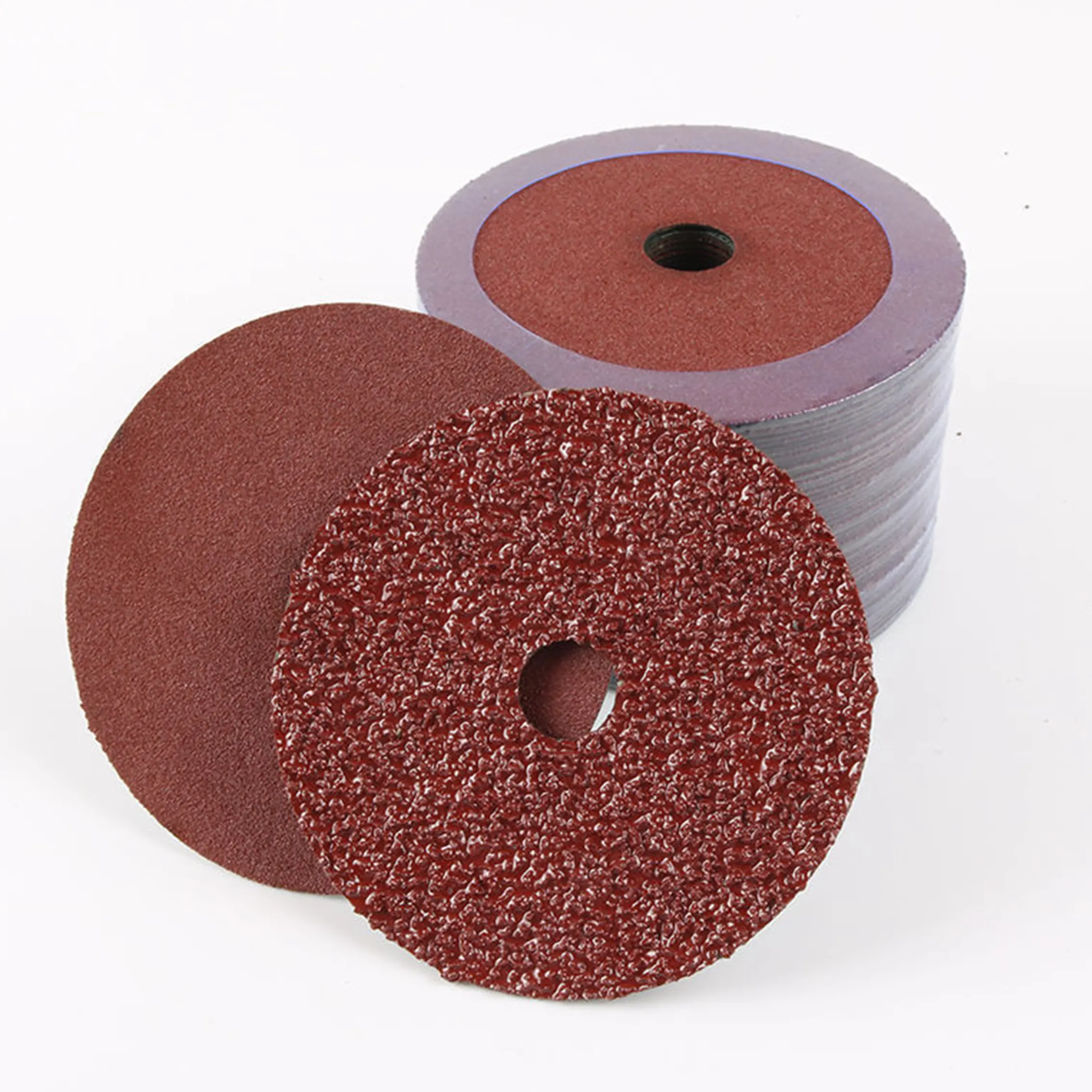 Outils abrasifs meule de fibre de meulage disque de fibre de ponçage disque de fibre rond de meulage abrasif pour meuleuse d'angle