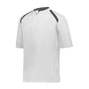 Chaqueta deportiva ligera cortavientos con cuello alto, logotipo frontal, cremallera, poliéster que absorbe la humedad, chaqueta de béisbol para hombre. - Product Image 1