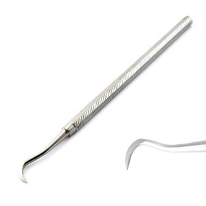Kit de spatules de nettoyage dentaire, instruments dentaires manuels, outils chirurgicaux en acier avec étui en cuir - Product Image 4