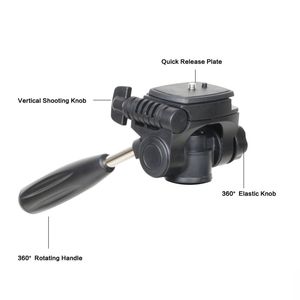 Trípode Profesional de Aleación de Aluminio Q111 de 55 Pulgadas, Ligero y Flexible para Cámaras DSLR, Canon, Nikon, Sony, Video DV - Product Image 3