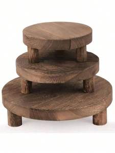 Soporte de Exhibición para Vajilla de Madera Maciza Pulida, Ecológico y Sostenible, Moderno, Apto para Lavavajillas, para el Hogar (1 Pieza) - Product Image 5