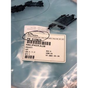 Tokyo Electron TEL D129679 แหวนรอง, ตัวเว้นระยะ, อะลูมิเนียม - อุปกรณ์และชิ้นส่วนเซมิคอนดักเตอร์ระดับโลกที่เชื่อถือได้ - Product Image 1