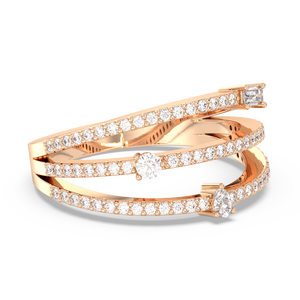 Bague de fiançailles REYES personnalisable en moissanite de 0,56 carat en argent sterling 925, cadeau de mariage, bijoux fins pour femmes - Product Image 3