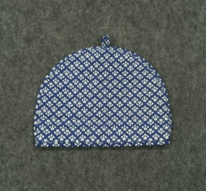 Classic <b>Bib</b> <b>Apron</b> Cotton Woven Blue White Pattern Machine Washable Daily Cooking Use - Product Image 2