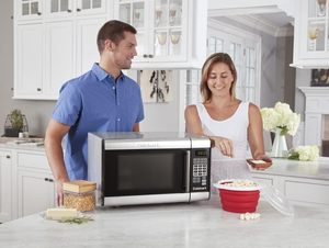 Cuisinart CMW-100 Horno microondas de acero inoxidable de 1 pie cúbico, cromo cepillado - Product Image 2