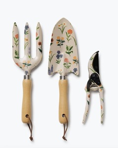 Floral Garden <b>Tool</b> Set 3 Piece Manual Pruning Kit Trowel Fork <b>Shears</b> Wooden Handle for Outdoor Gardening - Product Image 3