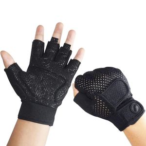 Guantes de Ciclismo de Medio Dedo con Diseño Único y Estampado Personalizado, de Cuero Vacuno, con Muñequera Ajustable, para Gimnasio, Fitness y Culturismo - Product Image 4