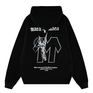 Sweat-shirt à capuche personnalisé pour homme, imprimé en relief, en coton épais de luxe, coupe oversize, style streetwear, fabricant - Product Image 6