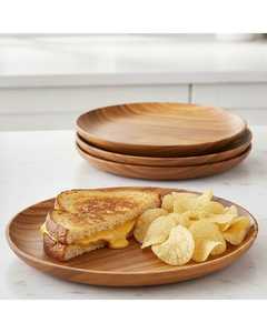 Mango Wood Charger Plate Classic Wedding Design Eco-Friendly & Handmade - Product Image 2