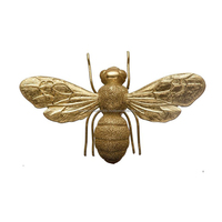 Figurine d'abeille en métal de qualité supérieure, moderne et écologique, motif sculpté, best-seller, décoration de Noël pour la maison, le bureau et l'hôtel