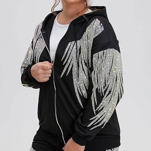 Sudadera con capucha para mujer a precio económico, ropa deportiva asequible, diseño elegante y cómodo, ideal para uso casual y entrenamiento, logotipo personalizado - Product Image 2