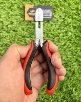 Tang Ekstensi Rambut Profesional Micro Breads Fusion Bond Keratin Flat 5mm Tips Pre-Bonded Stainless Steel Ringan