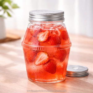 500ml for <b>Clear</b> <b>Plastic</b> PET Bottle HT500-33 with Aluminum Cap Leakproof Cold Drink <b>Container</b> for Asia USA Market - Product Image 6