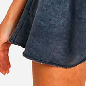Shorts de Mujer de Alta Calidad con Lavado Ácido, Transpirables, Nueva Colección de Verano, Varios Colores Sólidos, Diseño de Cintura Alta - Product Image 6