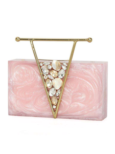 Nouveauté : Pochette de soirée en résine, design unique, faite à la main, élégante et tendance - Product Image 2