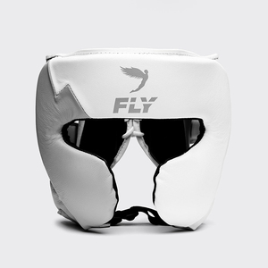 Brand New Custom Made Professional Boxing <b>Training</b> Fly <b>Head</b> Guard Durable Leather Mma Kickboxing Headgear Helmet Face Protector - Product Image 1