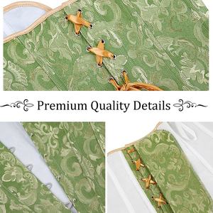 Corsé Sexy para mujer, corpiño, corsé, lencería, de talla grande Tops, nuevas correas ajustables, mono de encaje, bragas de Control transpirables - Product Image 6