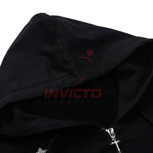 Flexible Design Cotton Blended <b>Rhinestone</b> <b>Hoodies</b> With Easy Fit <b>Rhinestone</b> <b>Hoodies</b> For Wear - Product Image 3