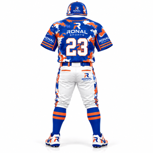 Uniforme de Béisbol RONAL SPORTS para Hombre, Manga Corta, Estampado de Camuflaje, Absorbe la Humedad, Corte Regular, Ropa para Todas las Temporadas - Product Image 2