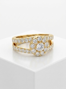 Anillo de Compromiso y Boda Romántico para Mujer, en Oro Sólido de 14K, con Diamante Cultivado en Laboratorio y Corte en Pera, Certificado por IGI, Moderno - Product Image 6