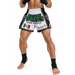 Lightweight Team Usa MMA Fight <b>Shorts</b> <b>Men</b> White <b>Red</b> Black Sublimation Print Mixed Martial Arts Wear Adult Breathable Regular Fit - Product Image 5