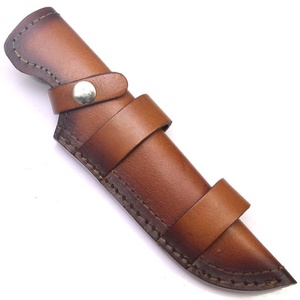 Gaine en cuir OEM la plus vendue grain riche à bas prix fabriquée en usine pour les couteaux à lame fixe - Product Image 1