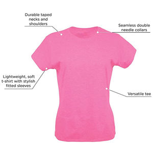 T-shirts pour femmes, prix de gros, couleur personnalisée, haute qualité, respirants, meilleur design, personnalisation, t-shirts pour femmes en vente - Product Image 5