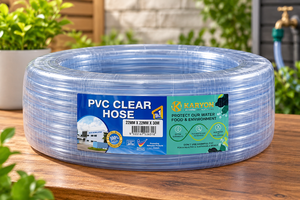 สายยางใส PVC ขนาด 1/2 นิ้ว แบบยืดหยุ่น สำหรับรดน้ำสวนและใช้งานกลางแจ้ง สายยางสำหรับรดน้ำสวน - Product Image 1