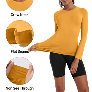 Camiseta Deportiva de Compresión de Manga Larga para Mujer a Bajo Precio, Diseñada con Tela Elástica Premium y Tecnología de Absorción de Sudor - Product Image 6