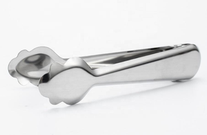 Pince à glace en acier inoxydable de 7 pouces, poignée sécurisée, pour boules de glace géantes, cubes de glace géants, en métal, pour bar à café - Product Image 4