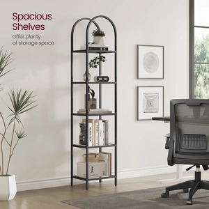 Étagère de rangement multifonctionnelle à 5 niveaux en acier inoxydable pour cuisine, salon, salle de bain, utilisation domestique à bas prix - Product Image 5