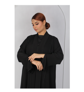 Producto Más Vendido, Vestido Abaya Sencillo de Manga Larga para Mujer, Venta al por Mayor - Product Image 1