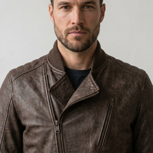 Chaqueta de Invierno de Cuero Genuino para Hombre a Precio de Mayoreo - Diseño Transpirable, Reversible e Impermeable de la Mejor Calidad - Product Image 5