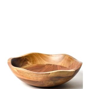 Bol à fruits au design moderne, bols de service alimentaire, style nordique, articles de centre de table, bol décoratif en acacia, personnalisation OEM - Product Image 5