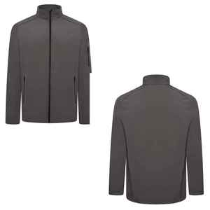 Hot Selling Custom Logo Men Winter Outdoor Reflective Breathable Canvas Delivery Softshell Jacket Sports <b>Fleece</b> <b>Work</b> OEM - Product Image 1