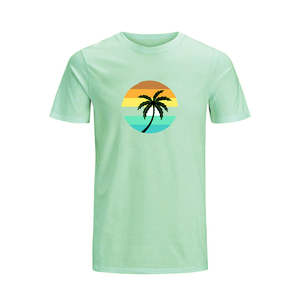 Camisetas de Verano para Hombre, 100% Algodón, Corte Holgado, Personalizadas OEM/ODM, Impresión Láser, Transpirables, Manga Corta - Product Image 1