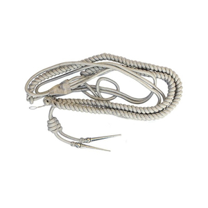 Exclusive Decorative Aiguillettes High Quality Premium Handcrafted <b>Braided</b> Cord <b>Accessories</b> with Custom Logo Private Label OEM - Product Image 2