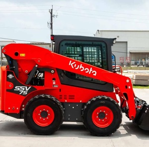 Chargeuse compacte sur pneus Kubota SSV75, 74 CV, moteur diesel, machine de construction compacte avec godet de 0,60 m³ - Product Image 5