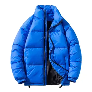 도매 패딩 재킷 사용자 정의 로고 OEM 인쇄 하이 퀄리티 맞춤형 겨울 재킷 남성 버블 패딩 재킷 포켓