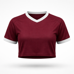เสื้อฟุตบอลแบบครอปพรีเมียมสั่งทำพิเศษ - รับคำสั่งซื้อแบบขายส่ง ยินดีรับคำสั่งซื้อจำนวนมาก ผู้ผลิตโดยตรงจากโรงงาน - Product Image 1