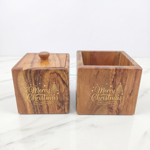 Juego de Baño de Madera Ecológico, Simple, de Seis Piezas, Cuadrado, con Diseño Moderno de Copo de Nieve, Duradero - Product Image 6