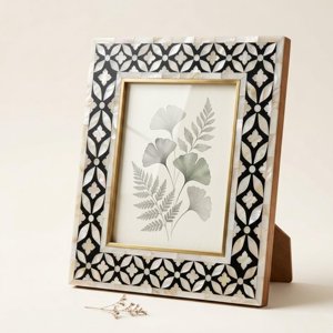 Cadres photo en nacre avec incrustations, fournis en gros par l'usine, prix le plus bas, cadre photo en coquille de capiz MOP - Product Image 3