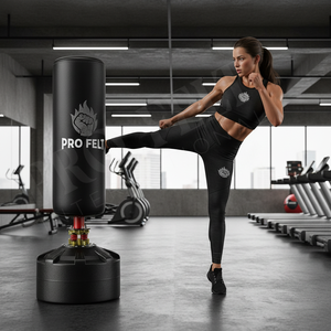 Saco de Boxeo Profesional de Fieltro para Gimnasio en Casa, Saco de Entrenamiento de Kickboxing para Adultos, Saco de Boxeo Resistente de Calidad OEM ODM - Product Image 3