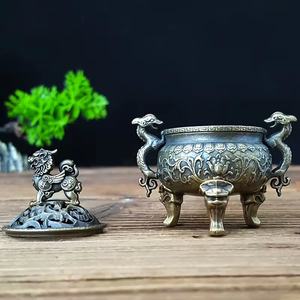 Brûleur d'encens Bakhoor élégant de style moyen-oriental, avec des matières premières 100% naturelles et écologiques, pour la décoration de la maison à l'odeur d'Oud arabe - Product Image 4