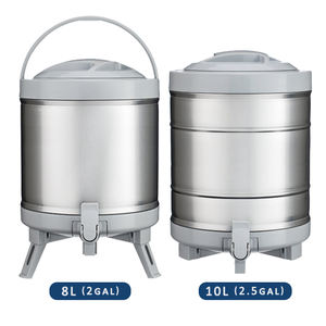 Dispensador de bebidas comercial de acero inoxidable para mantener caliente y frío 8L 10L - Product Image 2