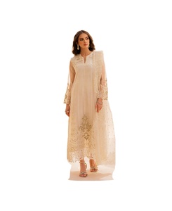 Trajes bordados Zari para mujer, Colección Formal de 3 piezas cosida, últimas mujeres, trajes Punjabi indios de Pakistán, ropa de diseñador - Product Image 1